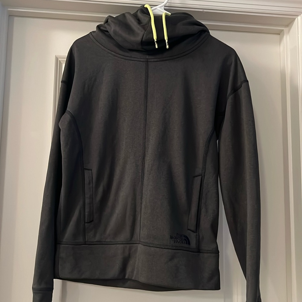 North Face built in scarf hoodie